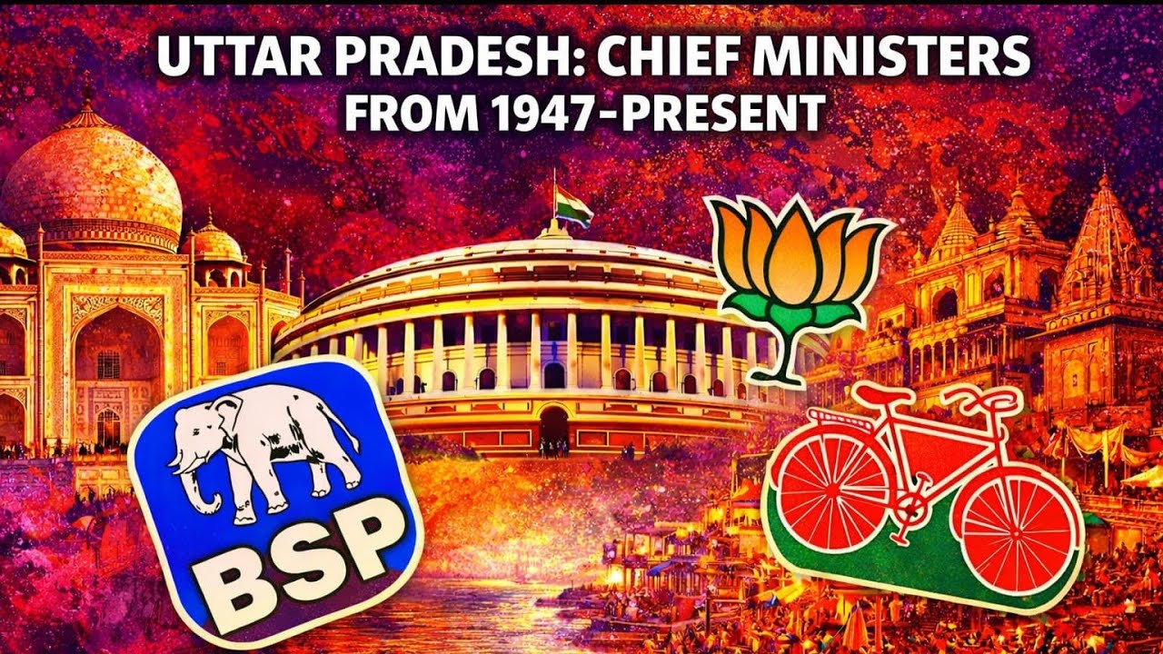UP CM Complete List | From Govind Ballabh Pant to Yogi Adityanath