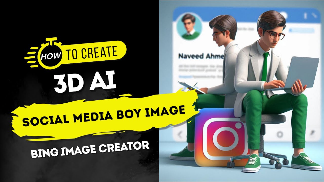 How to Create Viral 3D AI Social Media Boy Images | FREE Bing Image ...