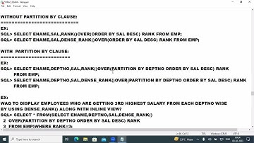 Day 36 ORACLE SQL   PL SQL   9 00 AM IST by Mr  Sudhakar L720P HD