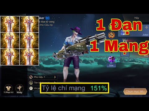 LIÊN QUÂN : Joker Lên 150% Chí Mạng Bắn Như Hack DAME - Cái Kết Đắng Lòng Quá