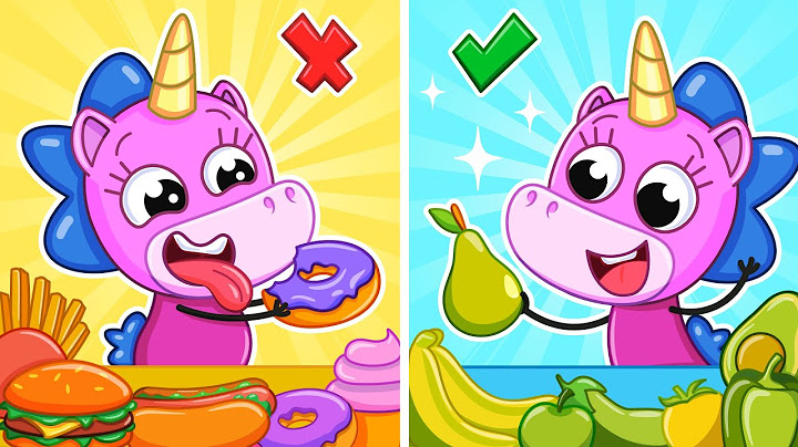 Lernt gute Gewohnheiten und gesunde Ernährung für Kinder | Kein Junk Food mehr! 🍩🍍 | Kleine Mimi🦄