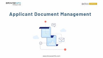 How to Automate Document Handling with the Applicant Document Management Odoo Apps | Odoo 16