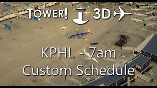 Tower!3D Pro - KPHL Custom Schedule - 7am