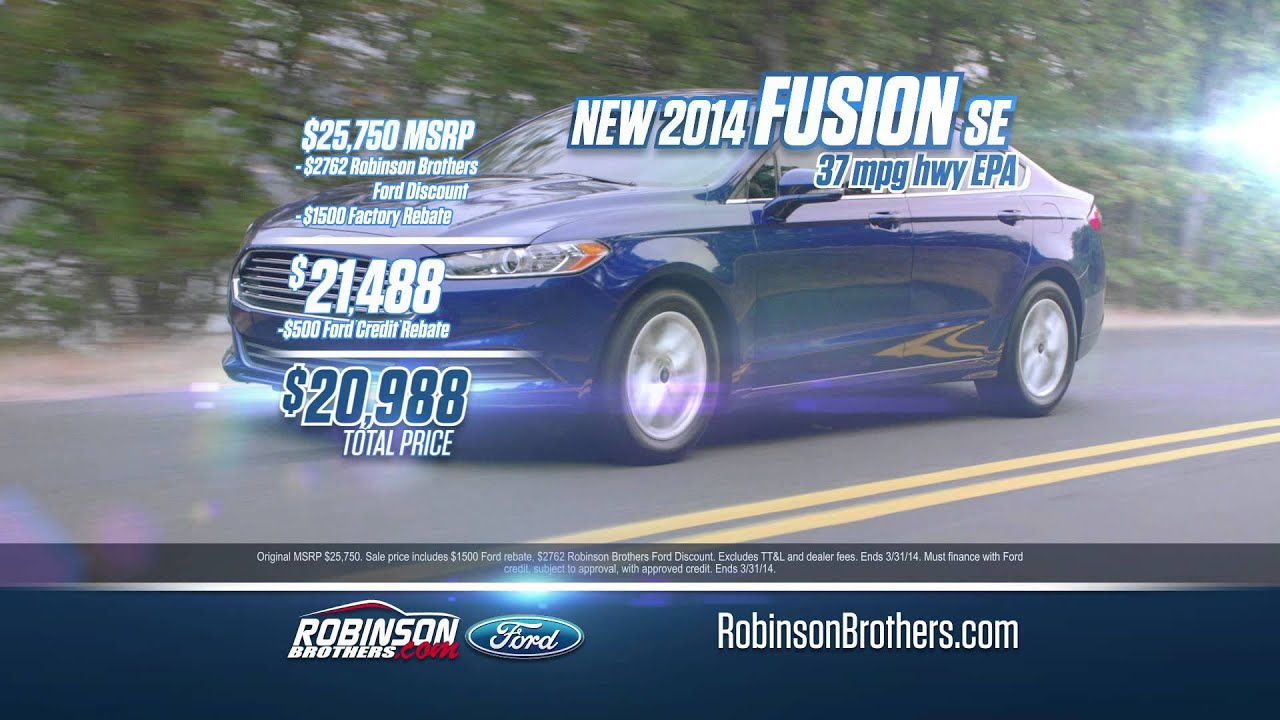 Robinson Brothers Ford 2014 Switch Event Car Specials Baton Rouge, LA
