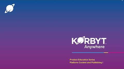 Content and Publishing Part 1