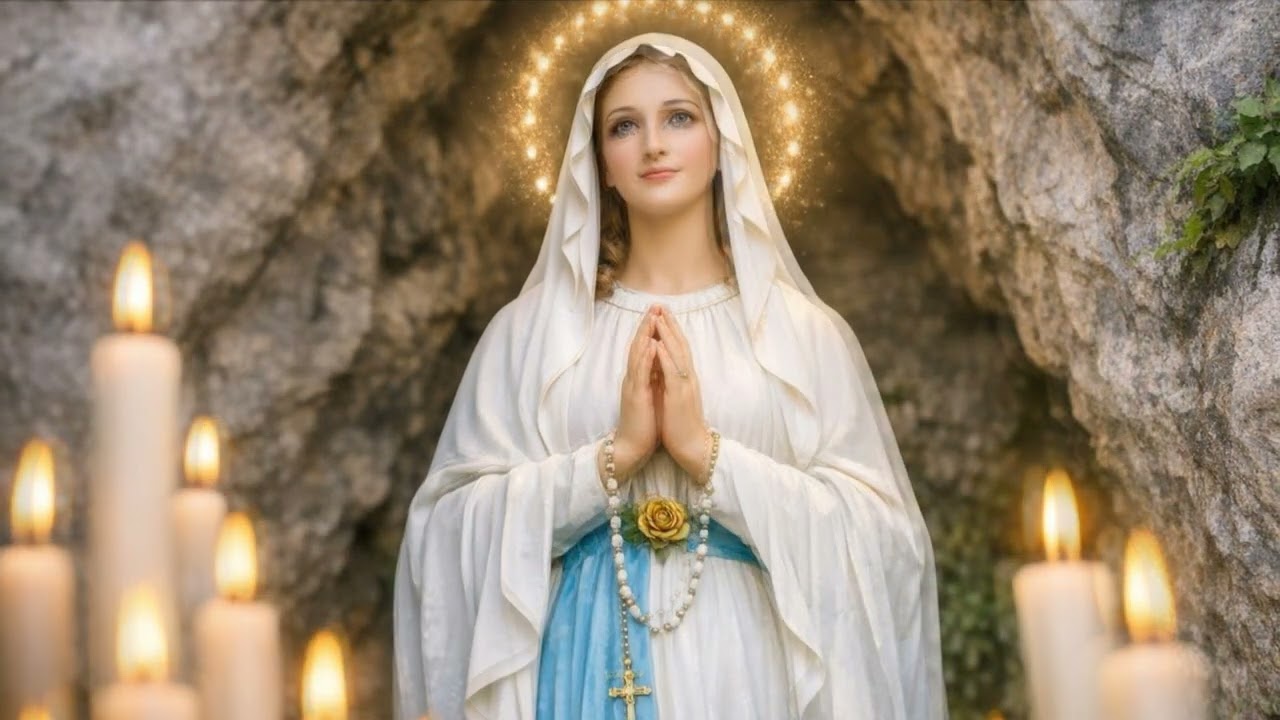 Nuestra Señora de Lourdes – Cantos Marianos | Oración, Paz y Sanación