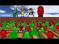 “Red vs Green Nextbot Maze Chaos 😱 | Who Will Survive Garry'smod Big Maze #gmod #nextbot