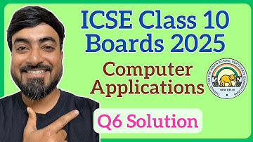 ICSE Class 10 Computer Applications 2025 Q6 | Binary Search | Full Java Coding + Explanation