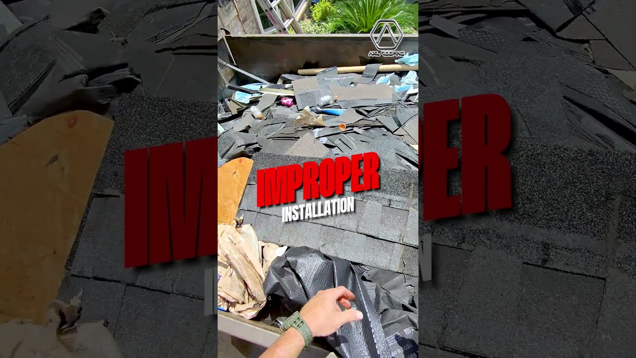 POV Tearing Off A Botched Roof See What The Last Roofer Left Behind