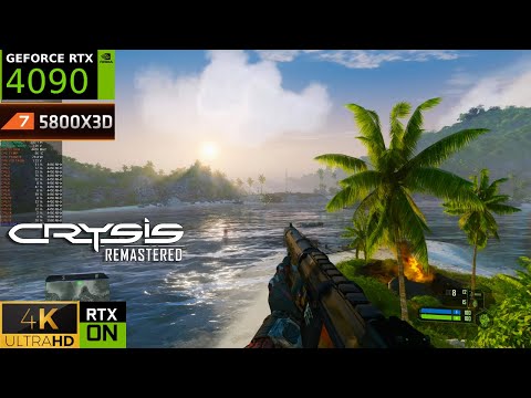 CRYSIS Remastered | RTX 4090 4K Ray Tracing ON | Ryzen 7 5800X3D