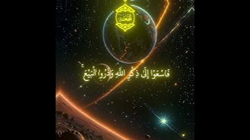 يَاأَيُّهَا الَّذِينَ آمَنُوا إِذَا نُودِيَ لِلصَّلَاةِ|سورة الجمعة|#islam #ياسر_الدوسري #quran#قران