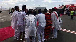 When FIFA World Cup Trophy arrived in Addis Ababa, Ethiopia (Bole International Airport) screenshot 4