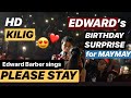 EDWARD's KILIG Birthday Surprise, dedicates FANCON to MAYMAY and sings Please Stay at CAPTAIN Barber