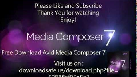 Avid media composer 7 FREE DOWNLOAD