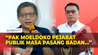Rocky Gerung ke KSP Moeldoko: Pejabat Publik Masa Pasang Badan!