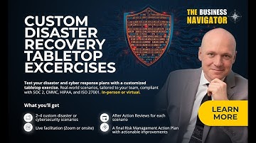 Disaster Recovery Tabletop Exercise — Test Your Business Continuity Plan with Tempest