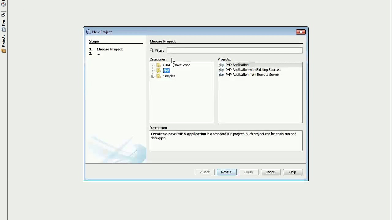 Membuat Project PHP dengan Netbeans - YouTube