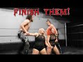 Finish them intergender tag team  intergender wrestling23