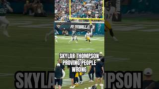 Skylar Thompson during Preseason 😳🏈 #Skylarthompson #pittsburghsteelers #NFL #preseason #jaguars