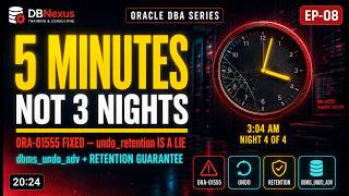 Fix ORA-01555 in 5 Minutes — Why undo_retention Alone Won't Save You
