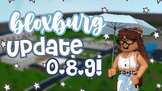 Bloxburg Update 0.8.9 (UMBRELLAS, GO KARTS, \& MORE!) | Update Recap (Roblox)