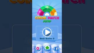 Color Match Jump (iOS) iPhone,  fun adventure puzzle tap-tap game. screenshot 1