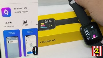 realme Smart Watch RMA161 Unboxing With realme Link Apps Connected and Time Sync Setting