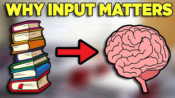 Input is IMPORTANT in language learning, here
