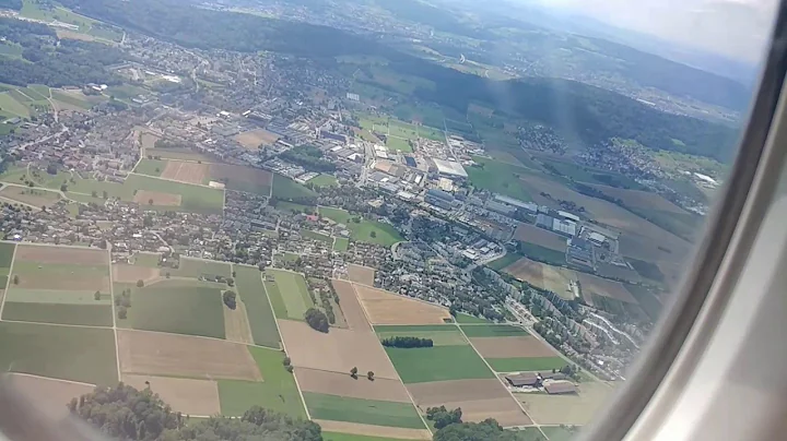 Taking off from Zurich, Fokker 100