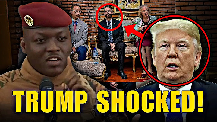 SHOCK! Trump Sends Delegation to Burkina Faso—Traoré Shuts the Door in Their Face!
