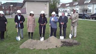 Mayor Duggan and city officials announce groundbreaking of $12 million affordable housing project in
