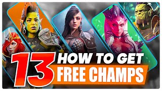 How to get FREE Champions❓BEST WAY to get LEGENDARY & EPIC Champions In Raid Shadow Legends🔥2024