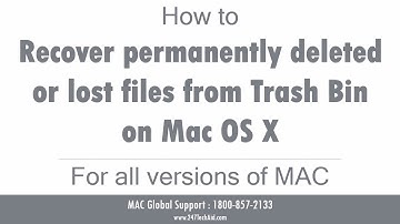 How to Recover Permanently Deleted or Lost Files from Trash Bin on Mac OS X