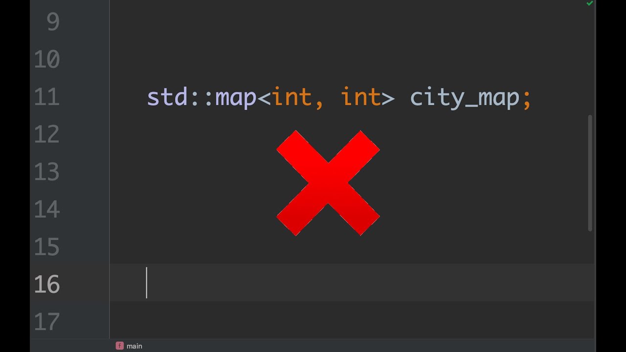 Do not use map in C++ - YouTube