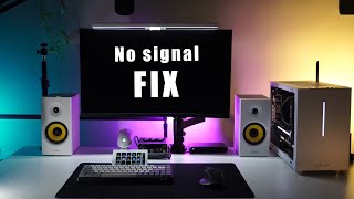 Pc is on but no monitor signal fix! UPDATED 2024