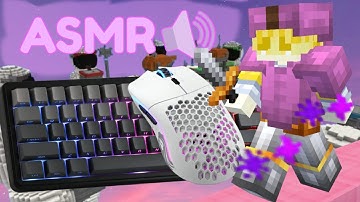 (Speed Bridge) Hypixel Bedwars | Mouse + Keyboard ASMR SOUNDS🔊