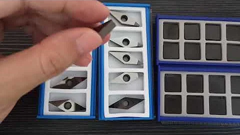 Slugger Diamond PCD Tipped Cutting Inserts and Solid CBN inserts