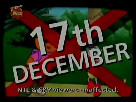 Nickelodeon UK Telewest Shutdown Promo 2004