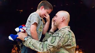 Video thumbnail of "MOST EMOTIONAL SOLDIERS COMING HOME COMPILATION"