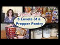 3 BASIC LEVELS OF A PREPPER PANTRY | UPDATED PANTRY TOUR  #beginnerprepper #shtf #howtostartprepping