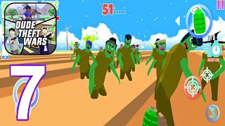 Dude Theft Wars - Gameplay Walkthrough Part 7 - Zombies Attack😜 (iOS, Android)