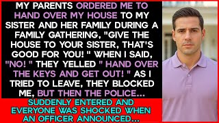 My Parents Ordered That I Give My House To My Sister. When I Refused, Yelled, Give Keys & Get Out!