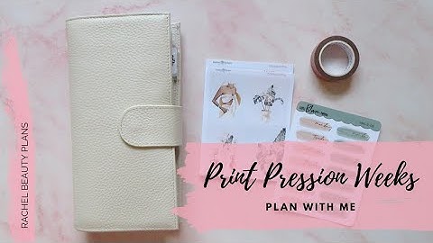 Print Pression Weeks Plan With Me
