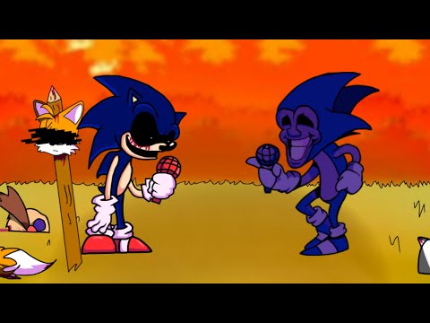 Fnf: Sonic.exe And Majin Sonic Sings “too Slow” - Friday Night