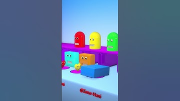 Cubes 3D Animation 💛💚💛💚