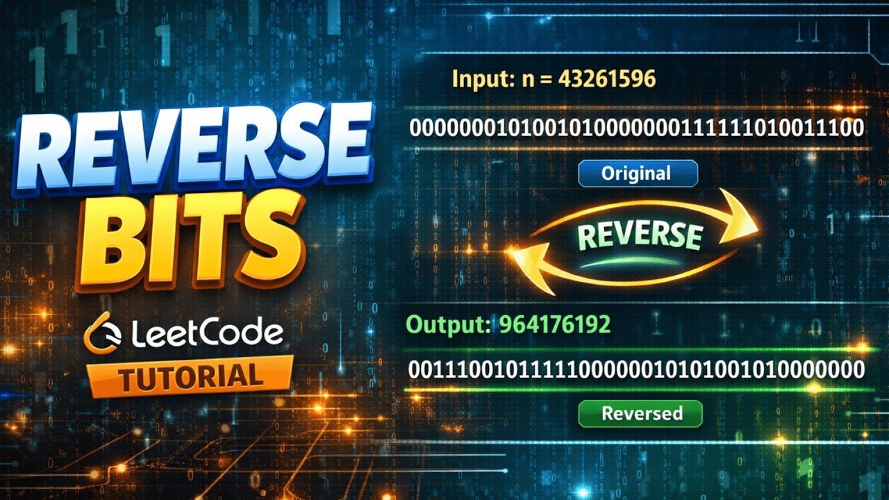 Feb 16, 2026 - Leetcode Problem #190. Reverse Bits - YouTube