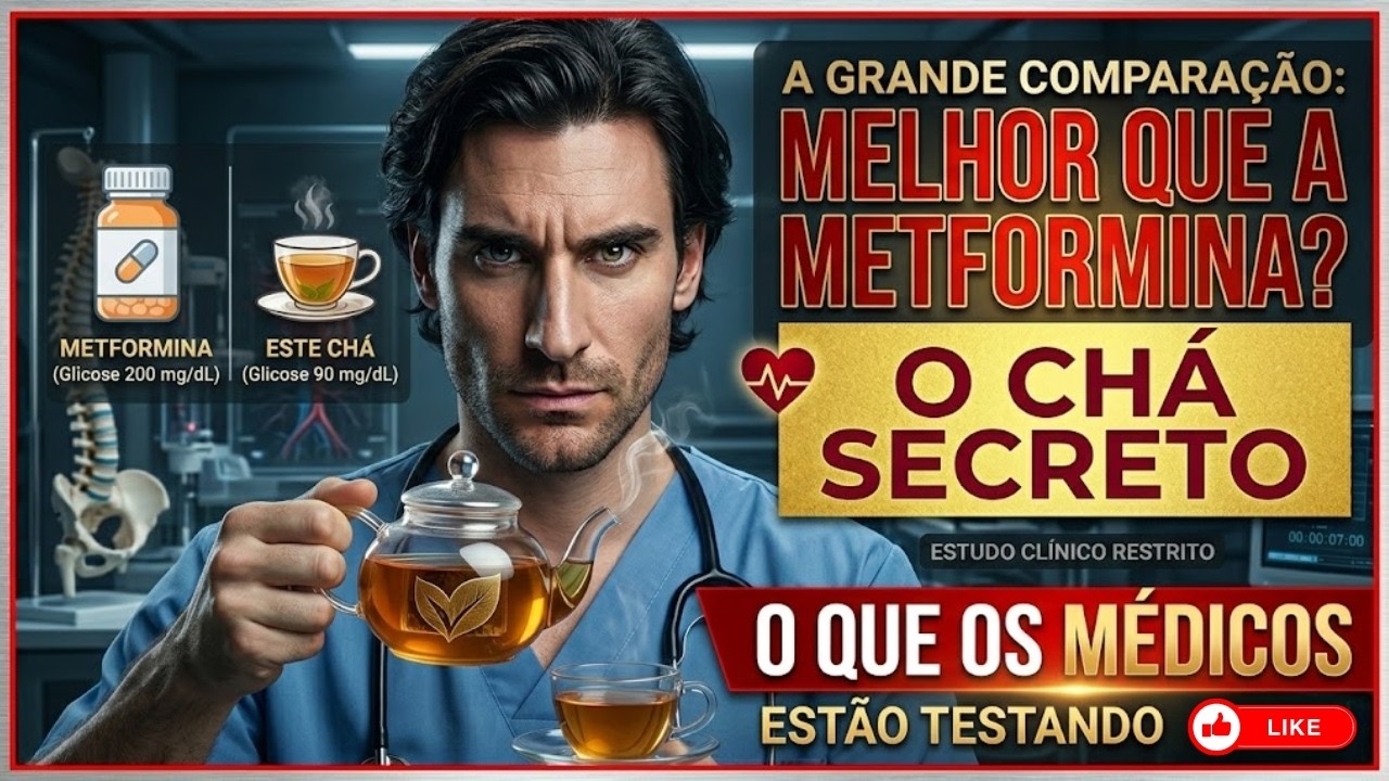 Isso É Melhor Que a Metformina? O Chá que Médicos Estão Testando para Diabetes!