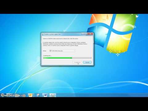 Windows 7 - Creating System Repair Disk