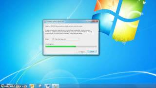 windows 7 - creating system repair disk