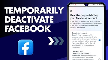 How to Temporarily Deactivate Facebook Account in 2024 | Make Temporary Deactivate Facebook Account
